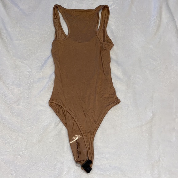 Tan Racerback Bodysuit - Picture 3 of 3